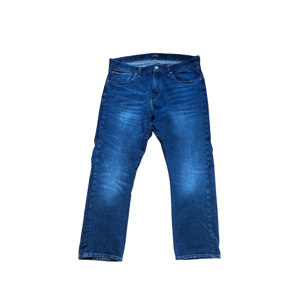 Polo Ralph Lauren Jeans Men Blue Straight Leg Stretch‎ Denim SIZE 34x30